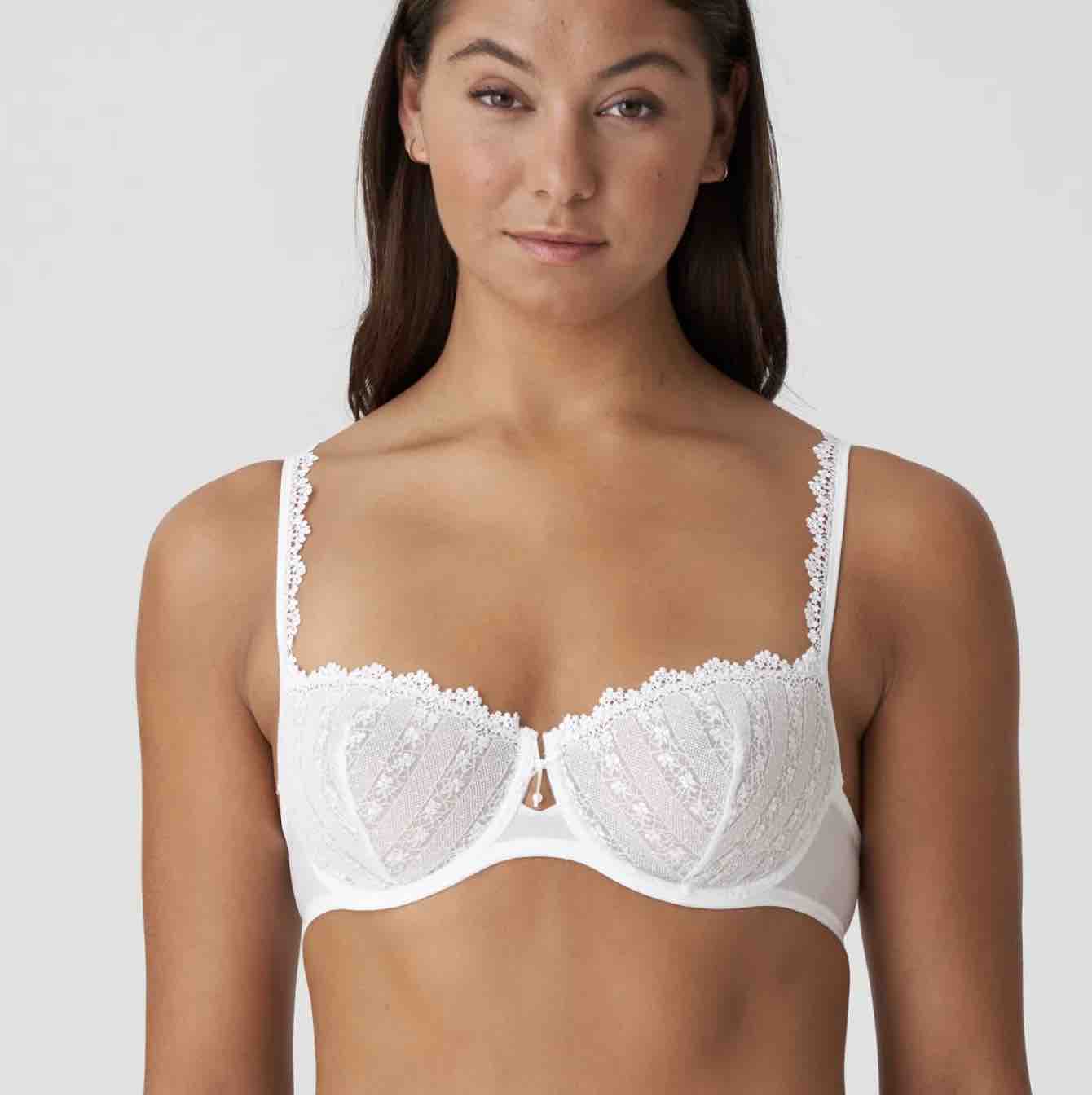 PrimaDonna Nuzha Vertical Seam Balcony Bra | Storm In A D Cup AUS
